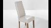 Set de 6 chaises Blanc Similicuir design Dotted dossier haut.
