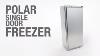 Polar Single Door Freezer Lockable & Reversible Door Stainless Steel 600l